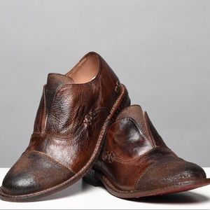 Bed Stu Organics Rose Teak Dip Dye Leather Loafers